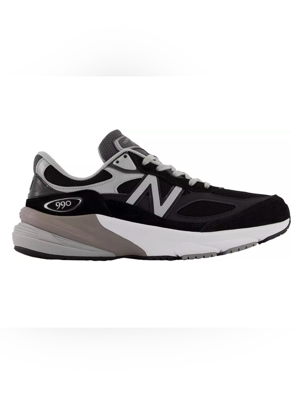 New Balance Black & Gray 990 Athletic Sneaker